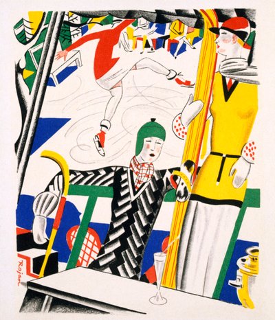 Luge, c.1920 - Charles Martin